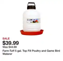 Tractor Supply Company Farm-Tuff 5 gal. Top Fill Poultry and Game Bird Waterer offer