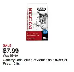 Tractor Supply Company Country Lane Multi Cat Adult Fish Flavor Cat Food, 10 lb offer