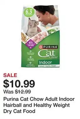 Tractor Supply Company Purina Cat Chow Adult Indoor Hairball and Healthy Weight Dry Cat Food offer