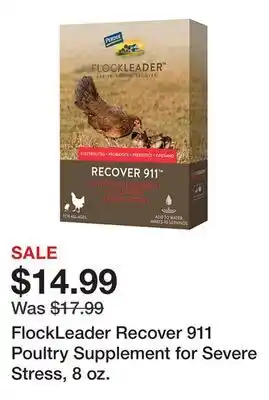 Tractor Supply Company FlockLeader Recover 911 Poultry Supplement for Severe Stress, 8 oz offer