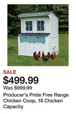 Tractor Supply Company Producer's Pride Free Range Chicken Coop, 18 Chicken Capacity offer