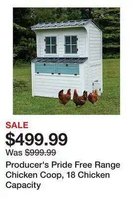Tractor Supply Company Producer's Pride Free Range Chicken Coop, 18 Chicken Capacity offer