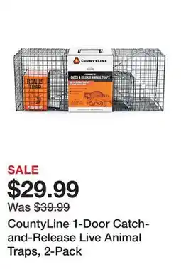 Tractor Supply Company CountyLine 1-Door Catch-and-Release Live Animal Traps, 2-Pack offer