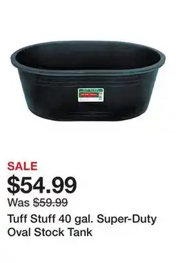 Tractor Supply Company Tuff Stuff 40 gal. Super-Duty Oval Stock Tank offer