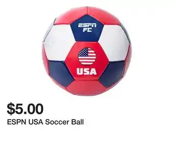 Five Below ESPN USA Soccer Ball offer