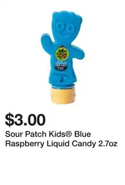 Five Below Sour Patch Kids Blue Raspberry Liquid Candy 2.7oz offer