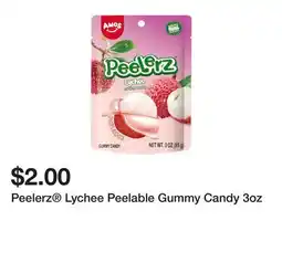 Five Below Peelerz Lychee Peelable Gummy Candy 3oz offer