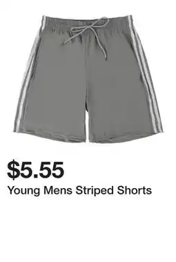 Five Below Young Mens Striped Shorts offer