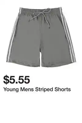 Five Below Young Mens Striped Shorts offer