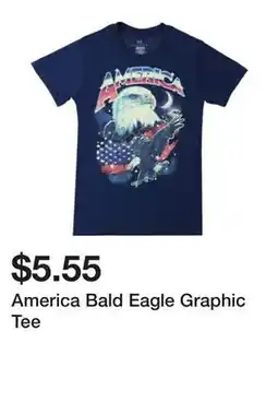 Five Below America Bald Eagle Graphic Tee offer