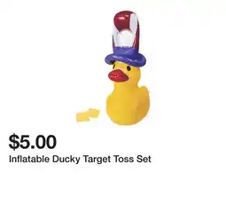 Five Below Inflatable Ducky Target Toss Set offer