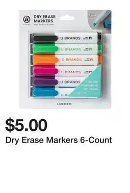 Five Below Dry Erase Markers 6-Count offer
