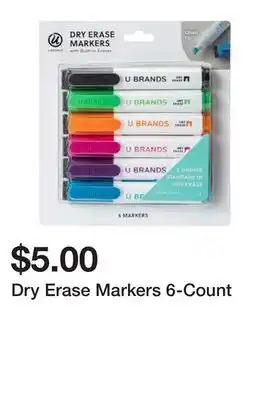 Five Below Dry Erase Markers 6-Count offer