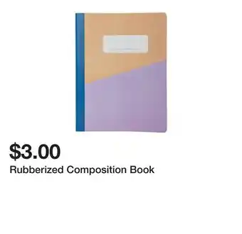 Five Below Rubberized Composition Book offer