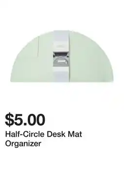 Five Below Half-Circle Desk Mat Organizer offer