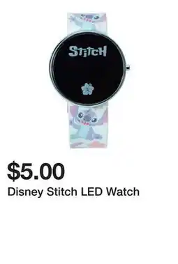 Five Below Disney Stitch LED Watch offer