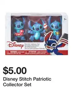 Five Below Disney Stitch Patriotic Collector Set offer