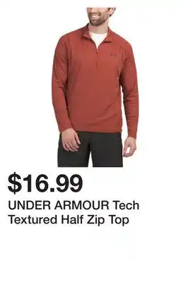 Marshalls UNDER ARMOUR Tech Textured Half Zip Top offer