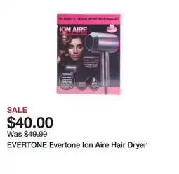 Marshalls EVERTONE Evertone Ion Aire Hair Dryer offer
