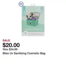 Marshalls Bliss Uv Sanitizing Cosmetic Bag offer