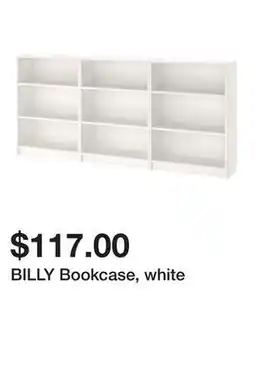 Ikea BILLY Bookcase, white offer