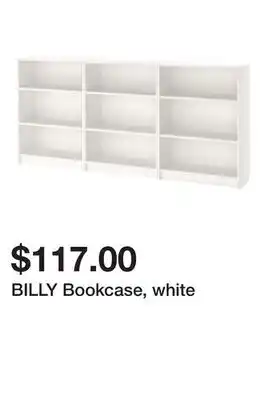Ikea BILLY Bookcase, white offer