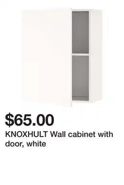 Ikea KNOXHULT Wall cabinet with door, white offer