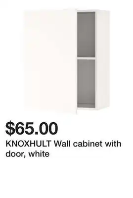Ikea KNOXHULT Wall cabinet with door, white offer
