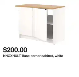 Ikea KNOXHULT Base corner cabinet, white offer