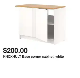 Ikea KNOXHULT Base corner cabinet, white offer