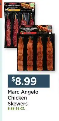 Heinen's Marc Angelo Chicken Skewers offer