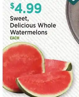 Heinen's Sweet, Delicious Whole Watermelons offer
