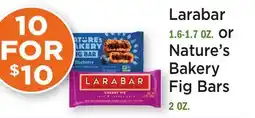Heinen's Larabar 1.6-1.7 OZ. or Nature's Bakery Fig Bars 2 OZ offer