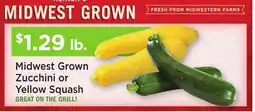 Heinen's Midwest Grown Zucchini or Yellow Squash offer