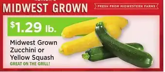 Heinen's Midwest Grown Zucchini or Yellow Squash offer
