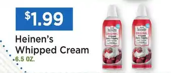 Heinen's Heinen's Whipped Cream offer