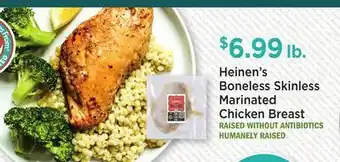 Heinen's Heinen's Boneless Skinless Marinated Chicken Breast offer