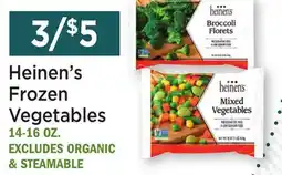 Heinen's Heinen's Frozen Vegetables offer