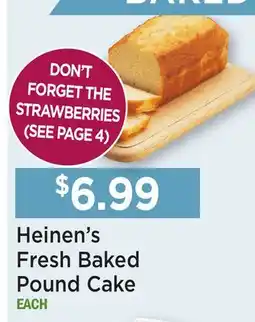Heinen's Heinen's Fresh Baked Pound Cake offer