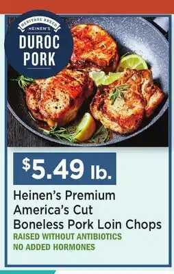 Heinen's Heinen's Premium America's Cut Boneless Pork Loin Chops offer