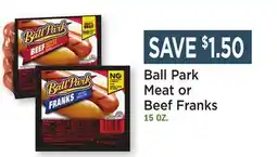 Heinen's Ball Park Meat or Beef Franks offer