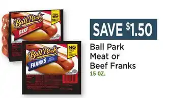 Heinen's Ball Park Meat or Beef Franks offer