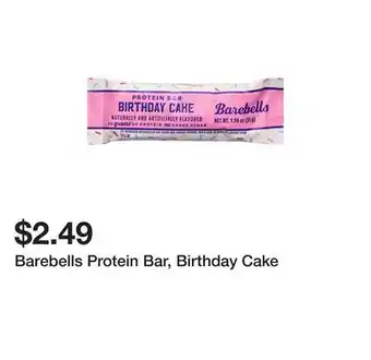 Wegmans Barebells Protein Bar, Birthday Cake offer