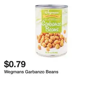 Wegmans Wegmans Garbanzo Beans offer