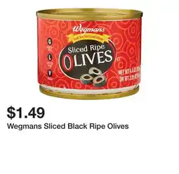 Wegmans Wegmans Sliced Black Ripe Olives offer