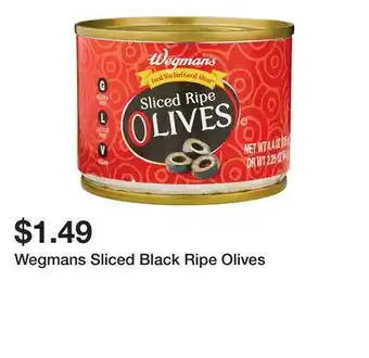 Wegmans Wegmans Sliced Black Ripe Olives offer