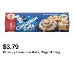 Wegmans Pillsbury Cinnamon Rolls, Original Icing offer