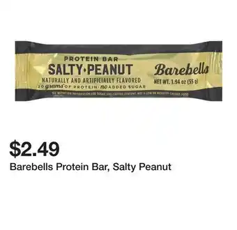 Wegmans Barebells Protein Bar, Salty Peanut offer