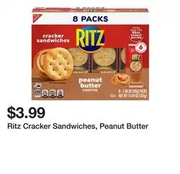 Wegmans Ritz Cracker Sandwiches, Peanut Butter offer