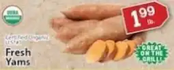 Associated Fresh yams offer